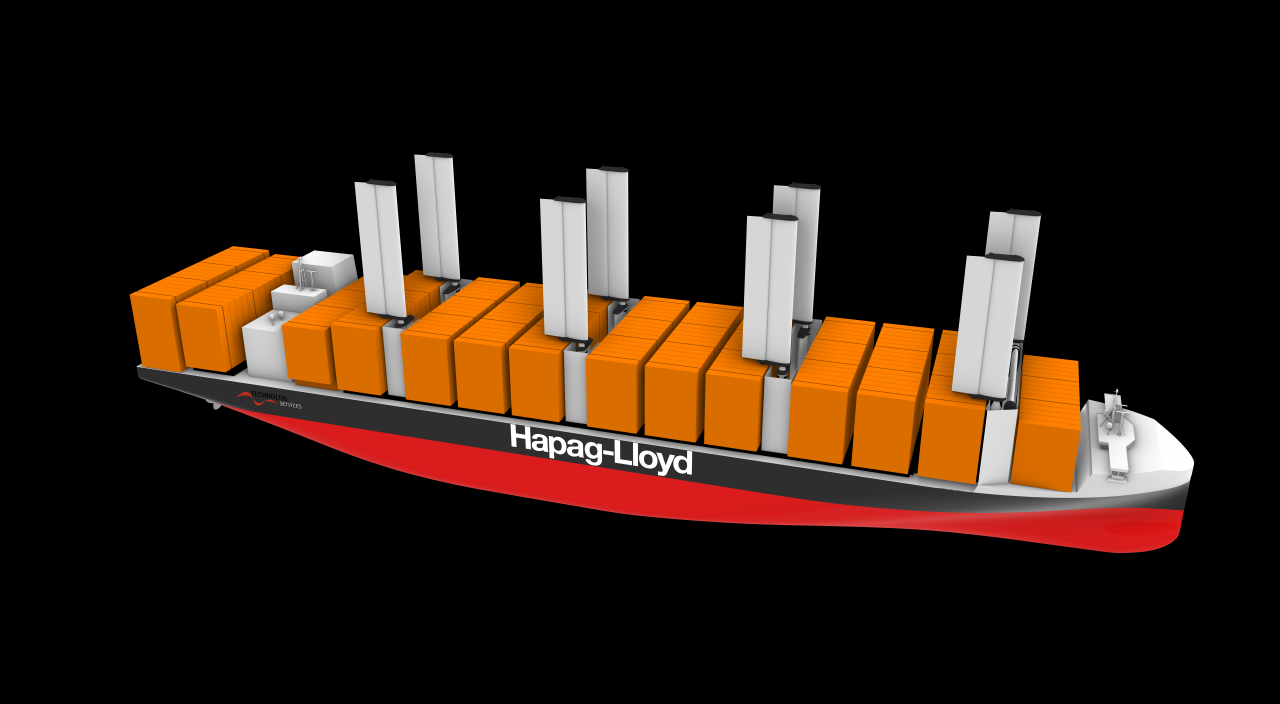 Hapag Lloyd Pursues Wind Propulsion For Boxships Port Technology International