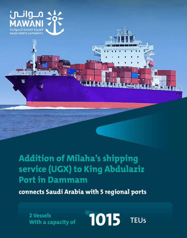 King Abdul Aziz Port Welcomes New Shipping Service Port Technology International 6155