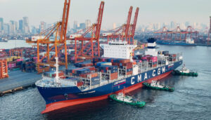 MICT welcomes CMA CGM's green vessel