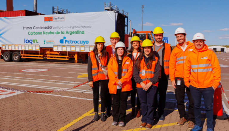 TecPlata handles first carbon-neutral container in Argentina