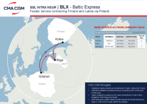 CMA CGM unveils Baltic Express service