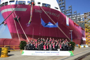 ONE names first-owned newbuilding vessel