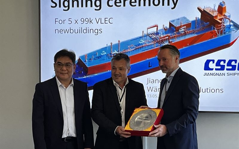 Wärtsilä’s orders five new Very Large Ethane Carriers