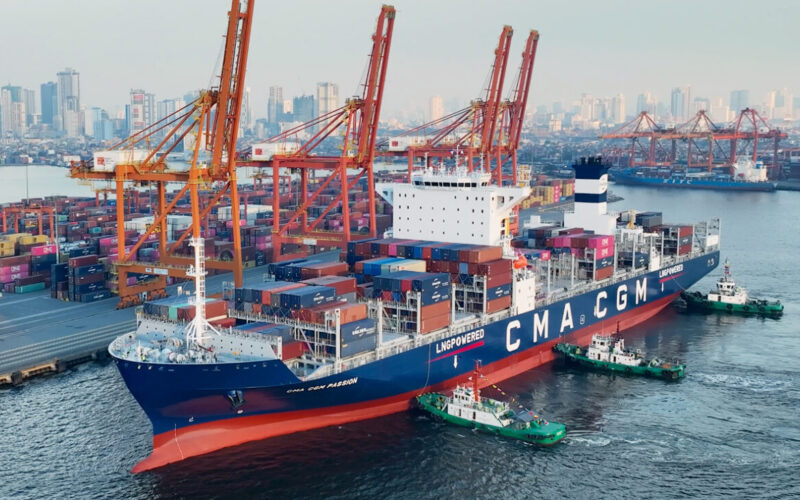 MICT welcomes CMA CGM's green vessel