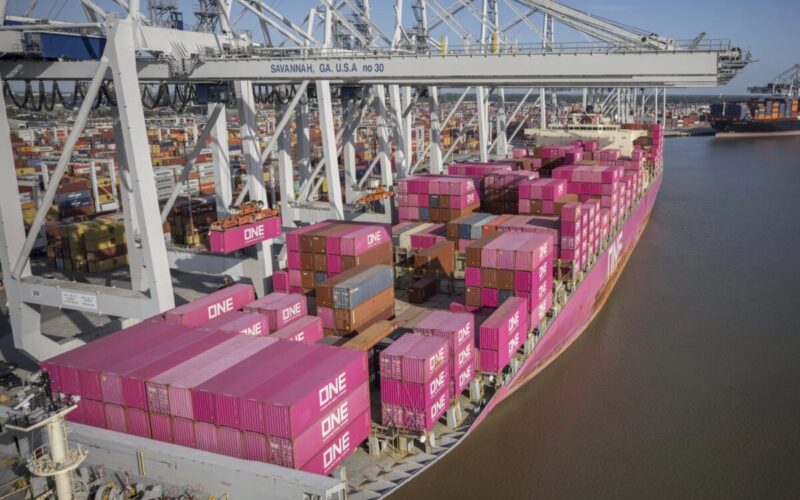 ONE Modern arrives at Port of Savannah