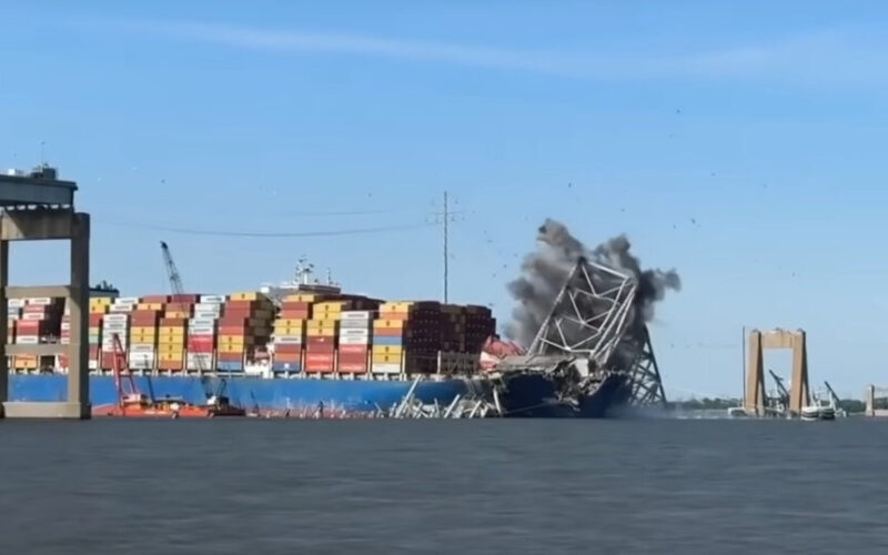 Dali vessel freed from Baltimore bridge demolition